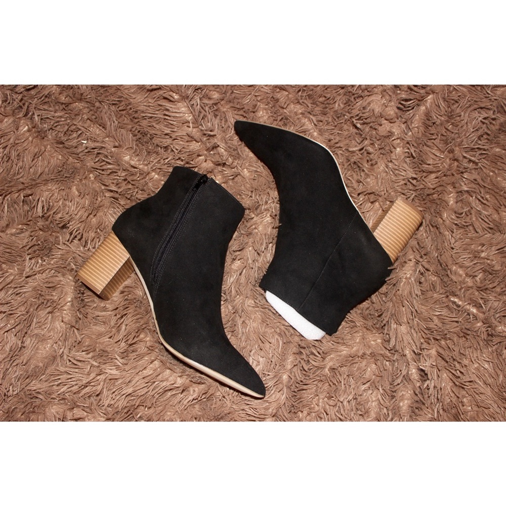 Brand New, Never Worn Black Booties.